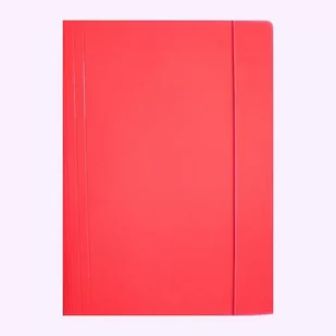 Teczka A4 z gumką błyszcząca czerwona - Ziemia Obiecana - Teczki i skoroszyty - miniaturka - grafika 1