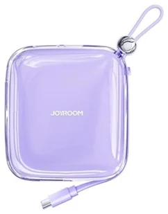 Joyroom JR-L004 10000mAh USB-C USB-A Fioletowy - Powerbanki - miniaturka - grafika 1