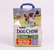 Sucha karma dla psów - Karma sucha dla psa PURINA Dog Chow Adult Lamb, 2 kg + 500 g - miniaturka - grafika 1