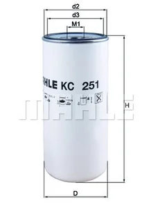 Filtr paliwa Mahle KC 251 - Filtry paliwa - miniaturka - grafika 1