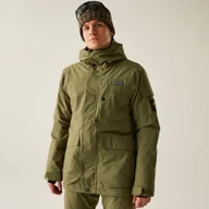 Kurtki i kamizelki sportowe męskie - Dare 2b Kurtka narciarska męska z membraną Twin Tip Zielony, Rozmiar: 3XL - miniaturka - grafika 1