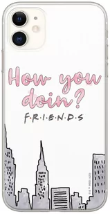 Etui na  IPHONE 12 PRO MAX Friends 009 Biały - Etui i futerały do telefonów - miniaturka - grafika 1