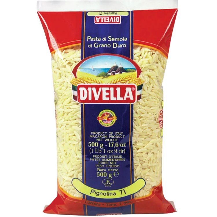 Makaron Divella Pignolina n.71 drobny do sałatek na zupę