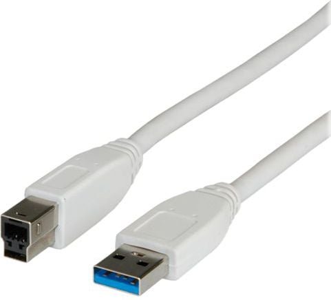 Kabel USB Secomp USB-A - 0.8 m Biały 11.99.8869