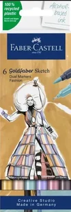 Pisak dwustronny Goldfaber fashion 6 kolorów - Faber Castell - Długopisy - miniaturka - grafika 1