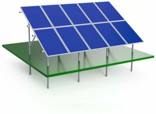 Zestaw elementów do konstrukcji betonowanej na grunt na 36 paneli o wymiarach do 250cm x 114cm/30mm w pionie układ 18x2 - Akcesoria do kolektorów i fotowoltaiki Zestaw elementów do konstrukcji betonowanej na grunt na 36 paneli o wymiarach do 250cm x 114cm/30mm w pionie układ 18x2 - Akcesoria do kolektorów i fotowoltaiki - miniaturka - grafika 1