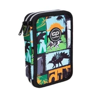 Piórniki - Piórnik 2-komorowy z wyposażeniem Coolpack Jumper 2 JURASSIC - miniaturka - grafika 1