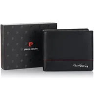 Portfele - Elegancki portfel męski Pierre Cardin YS605 324 RFID - czerwony - miniaturka - grafika 1