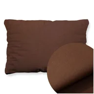Poszewki na poduszki - Poszewka Bawełna 50 x 80 Jednolita Ola Brąz Brązowa - miniaturka - grafika 1