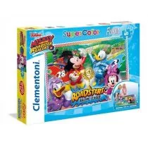 Puzzle - Puzzle 40 el. SuperColor Mickey i raźni rajdowcy Clementoni - grafika 1