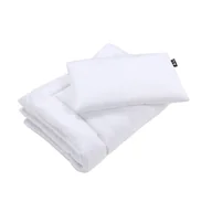 Pościel dla dzieci - Pościel bawełniana z wypełnieniem 135x200 Śnieżna biel - miniaturka - grafika 1