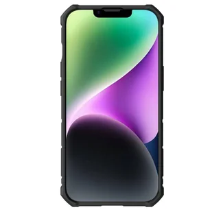Nillkin CamShield Armor Pro Magnetic Case etui iPhone 14 Plus MagSafe pancerny pokrowiec podstawka ring czarny - Etui i futerały do telefonów - miniaturka - grafika 4