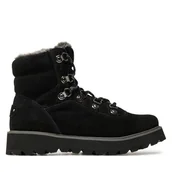 Botki damskie - Botki Roxy ARJB700758 Czarny - miniaturka - grafika 1