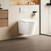 Miski WC - EMKE WC Podwieszana rimless - deska wolnoopadająca - biały błyszczący - 49 x 36,5 x 36 cm - miniaturka - grafika 1