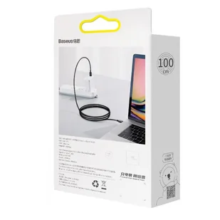 Baseus Superior kabel przewód USB Typ C - USB Typ C szybkie ładowanie Quick Charge / Power Delivery / FCP 100W 5A 20V 1m czarny (CATYS-B01) - Kable USB - miniaturka - grafika 6