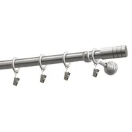 Karnisze - Karnisz pojedynczy 19 mm Zylinder satyna 160 cm - miniaturka - grafika 1