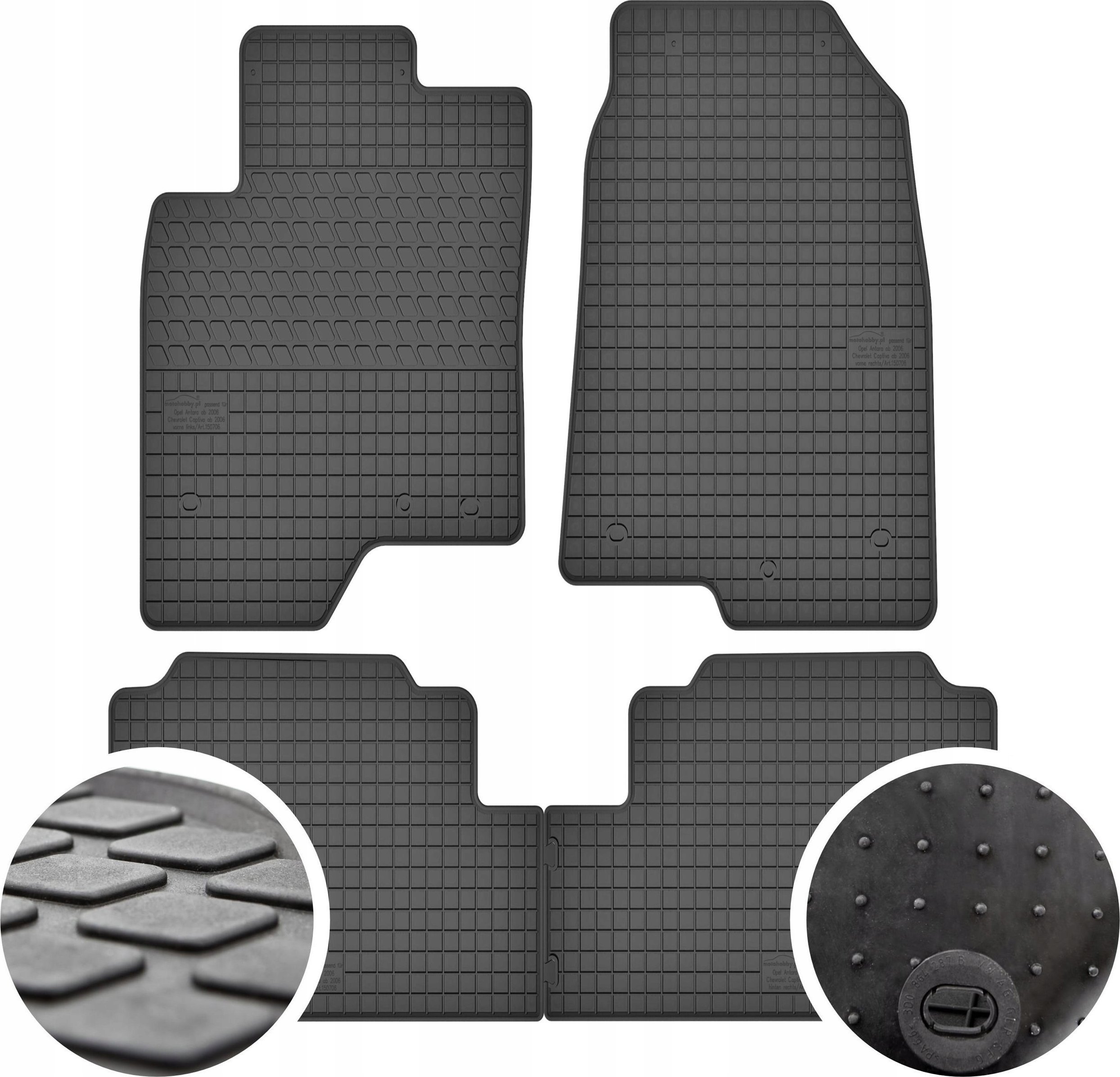 GeyerHosaja Dywaniki gumowe do Chevrolet Captiva