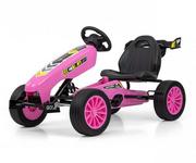 Gokart na pedały Rocket Pink