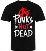 Koszulki męskie - Koszulka Męska Nadruk Punkowa Punk Punks Not Dead Prezent Premium S - miniaturka - grafika 1