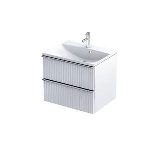 Szafka łazienkowa pod umywalkę Oristo Etna 60 cm biały mat OR52-SD2S-60-2R - Szafki łazienkowe - miniaturka - grafika 1