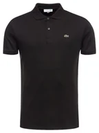 Koszulki męskie - Lacoste Polo DH2050 Czarny Regular Fit - miniaturka - grafika 1