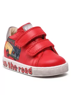 Buty dla dziewczynek - Naturino Sneakersy Falcotto By 0012016204.01.1H06 Czerwony - grafika 1