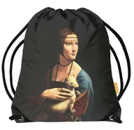 Torby szkolne - Worek Dama z gronostajem Leonardo da Vinci-Standard - miniaturka - grafika 1