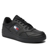 Półbuty męskie - Sneakersy Tommy Jeans Tjm Retro Basket Ess EM0EM01395 Black BDS - miniaturka - grafika 1