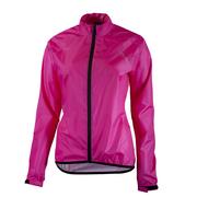 Kurtki damskie - ROGELLI TELLICO damska kurtka rowerowa przeciwdeszczowa, fluor różowy - miniaturka - grafika 1