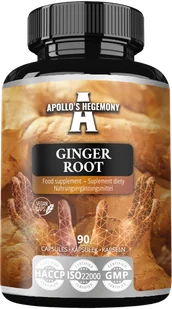 APOLLO'S HEGEMONY GINGER ROOT EKSTRAKT Z KORZENIA IMBIRU 90 KAPSUŁEK - Suplementy diety - miniaturka - grafika 1