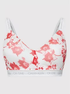 Biustonosze - Calvin Klein Underwear Biustonosz braletka 000QF5951E Biały - grafika 1