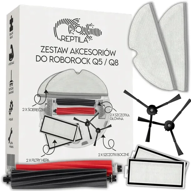 Akcesoria Do Roborock Q5 Q5 Pro Q5 Pro+ Q8 Q8 Max Q8 Max+ Filtry Szczotki
