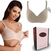 Biustonosze ciążowe - ﻿Biustonosz do karmienia mama Alles easy beż 90D - miniaturka - grafika 1