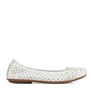 Baleriny - Baleriny Rieker CEO-41430-81 Biały - miniaturka - grafika 1