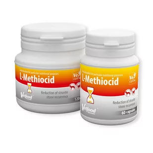 Vetfood L-Methiocid (Urocid) 120 kaps. - Suplementy i witaminy dla psów - miniaturka - grafika 1