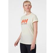 Koszulki i topy damskie - Koszulka damska Helly Hansen Logo T-shirt snow - XS - miniaturka - grafika 1