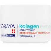 Kremy do twarzy - Soraya Kolagen & Elastyna regenerujący krem półtłusty na dzień i noc 50 ml - miniaturka - grafika 1