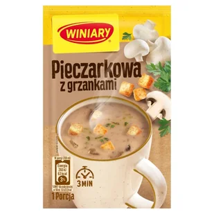 WINIARY ZUPA PIECZARKOWA Z GRZANKAMI, 16G - Szybkie dania obiadowe - miniaturka - grafika 1