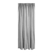 Zasłony - Zasłona z tunelem DERBY 140 x 260 cm szary - miniaturka - grafika 1