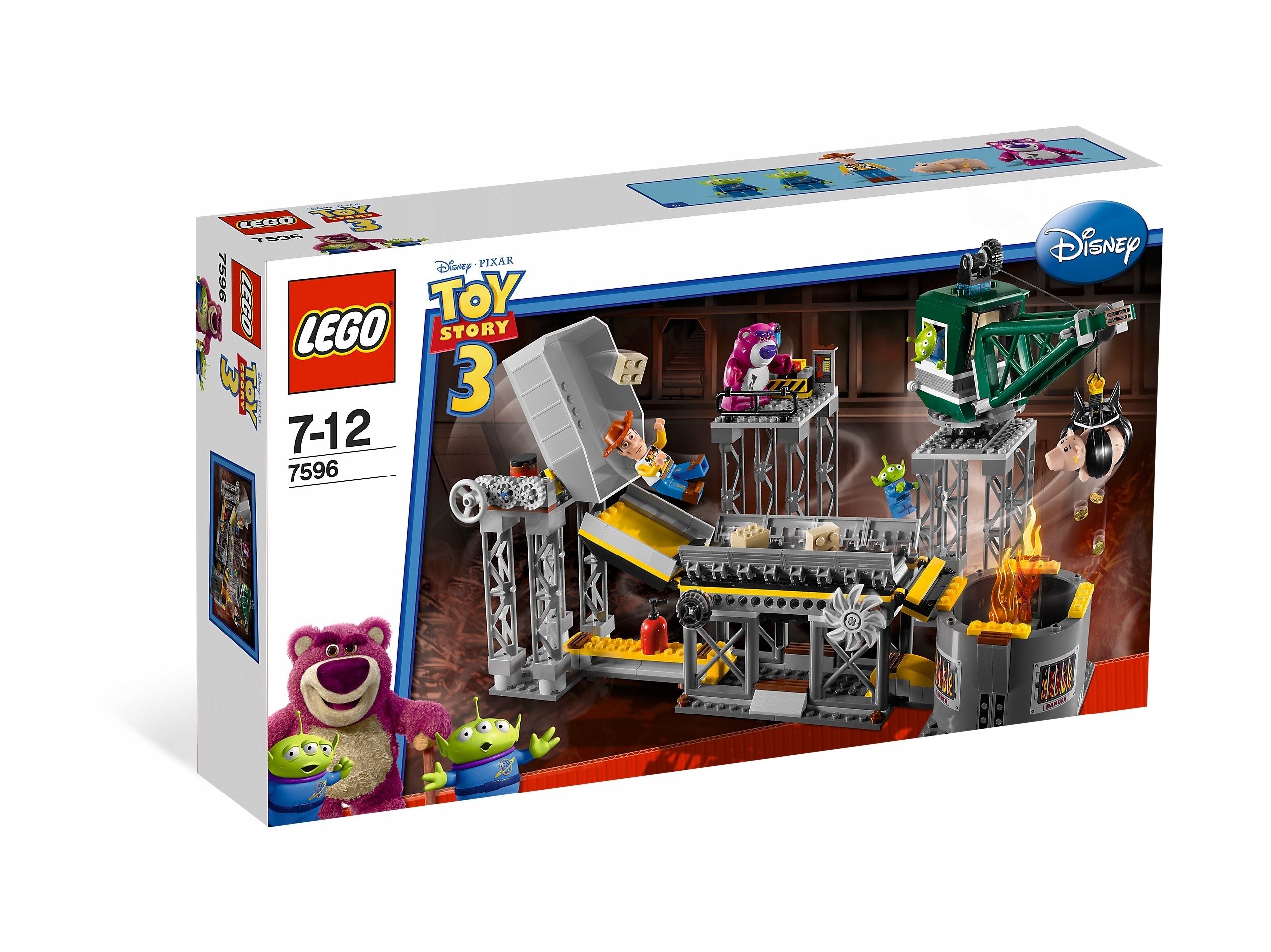 Lego Toy Story 7596 Ucieczka ze zgniatarki śmieci Nowe