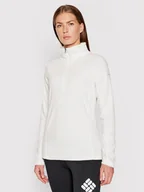 Bluzy damskie - Columbia Polar Glacial IV Half Zip 1802201 Biały Regular Fit - miniaturka - grafika 1