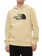 Bluzy męskie - Bluza męska THE NORTH FACE NF00AHJY3X4 z kapturem beżowa S - miniaturka - grafika 1