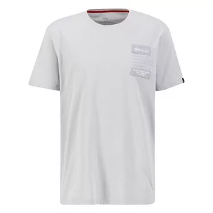 Koszulka Alpha Industries Patch T LF 136500666 - szara - Koszulki męskie - miniaturka - grafika 1