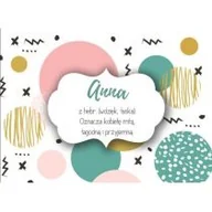 Magnesy - Szaron Magnes Imiona - Anna - miniaturka - grafika 1