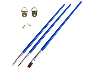 OBRAZ MALOWANIE PO NUMERACH RAMA 40x50cm KOT Z MOTYLKIEM - Malowanie po numerach - miniaturka - grafika 14