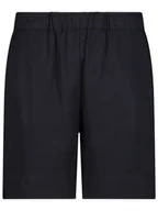 Spodnie sportowe damskie - CMP Bermudy funkcyjne w kolorze czarnym - miniaturka - grafika 1