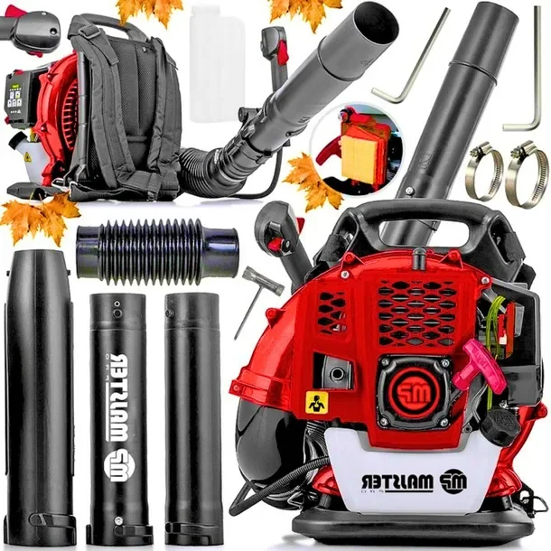Dmuchawa Do Liści Spalinowa Plecakowa Ogrodowa Profesjonalna 2800w 8.1kg