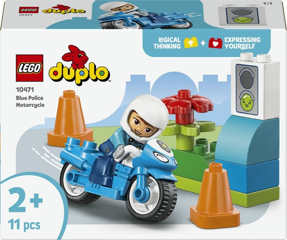 LEGO Duplo Niebieski motocykl policyjny 10471