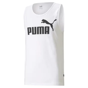 Koszulka męska Puma 58667002 ESS Biała - Koszulki męskie - miniaturka - grafika 1