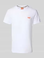Koszulki męskie - T-shirt z wyhaftowanym logo - miniaturka - grafika 1